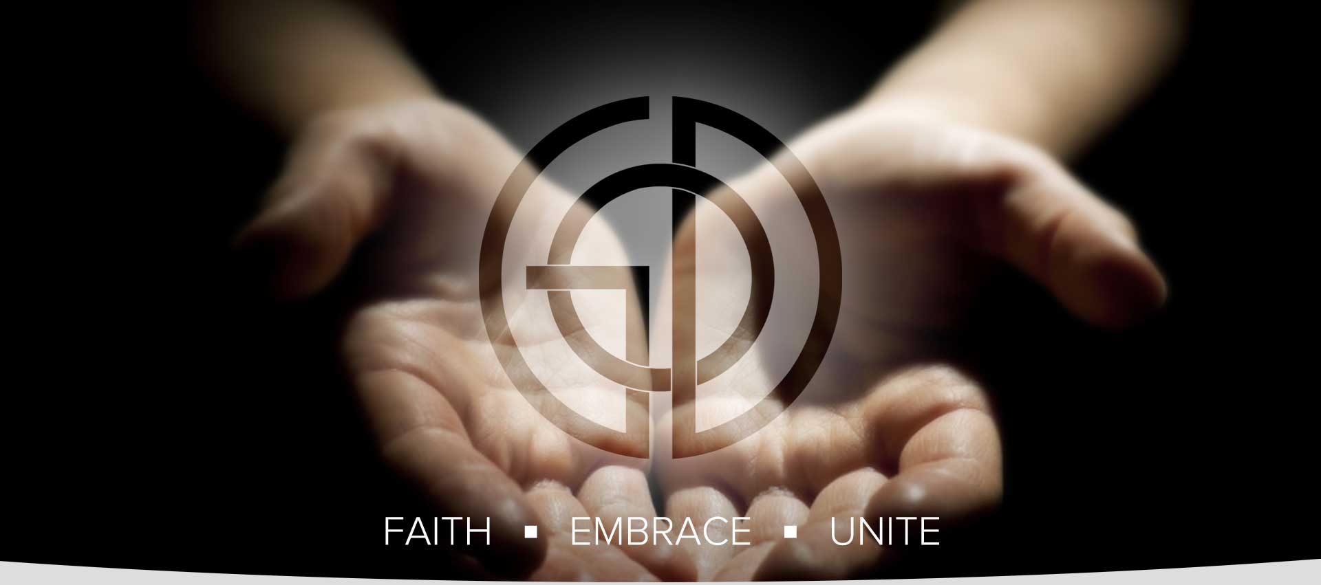 GodLogo&trade; | Faith - Embrace - Unite